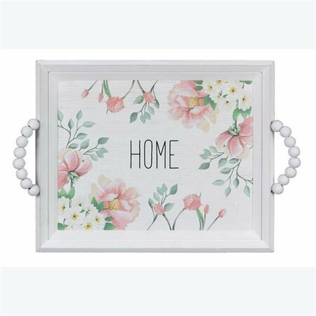 YOUNGS Wood Spring Home Serving Tray 73044